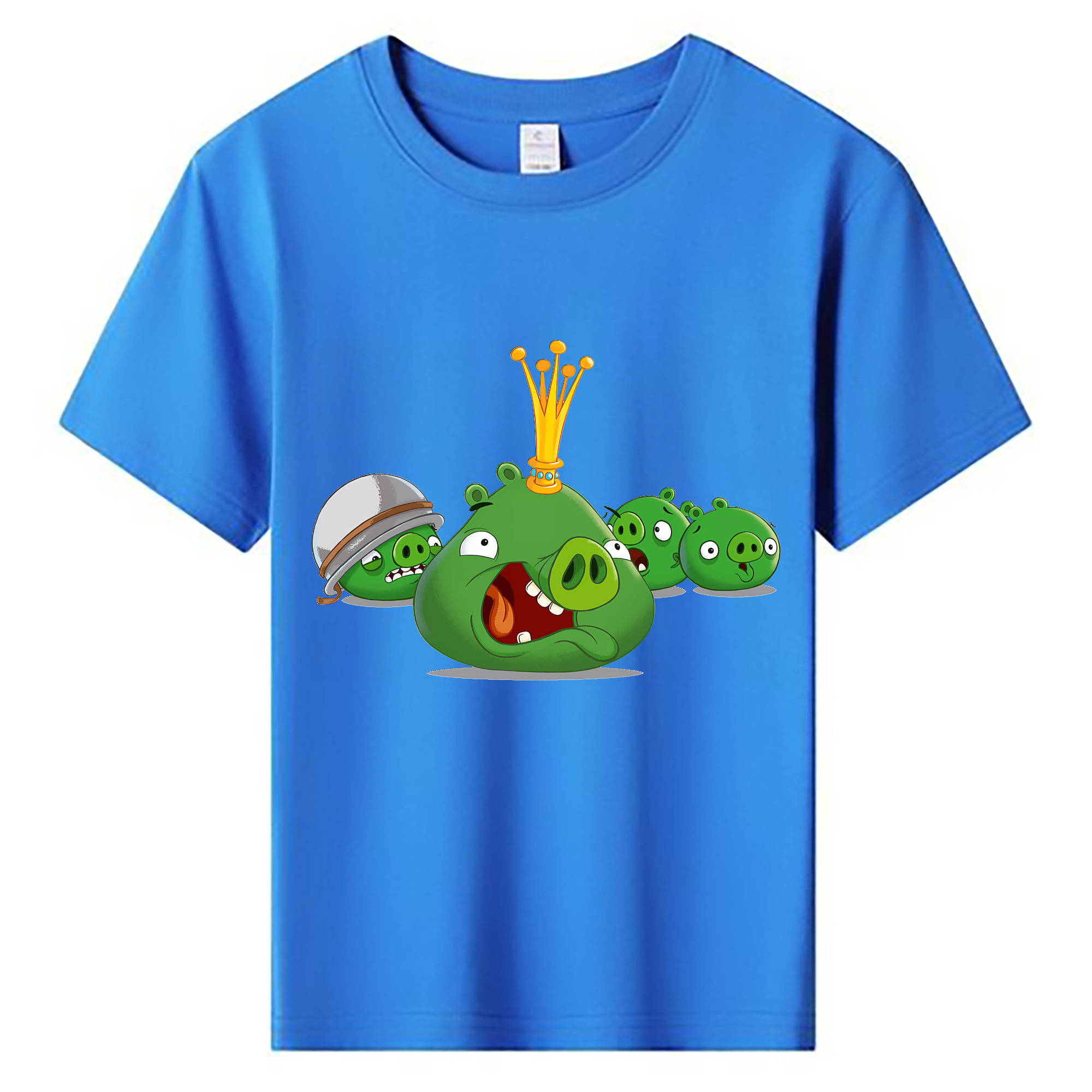 （画像用） Angry Birds アングリーバード 綿100％キッズTシャツ（フロントプリント）